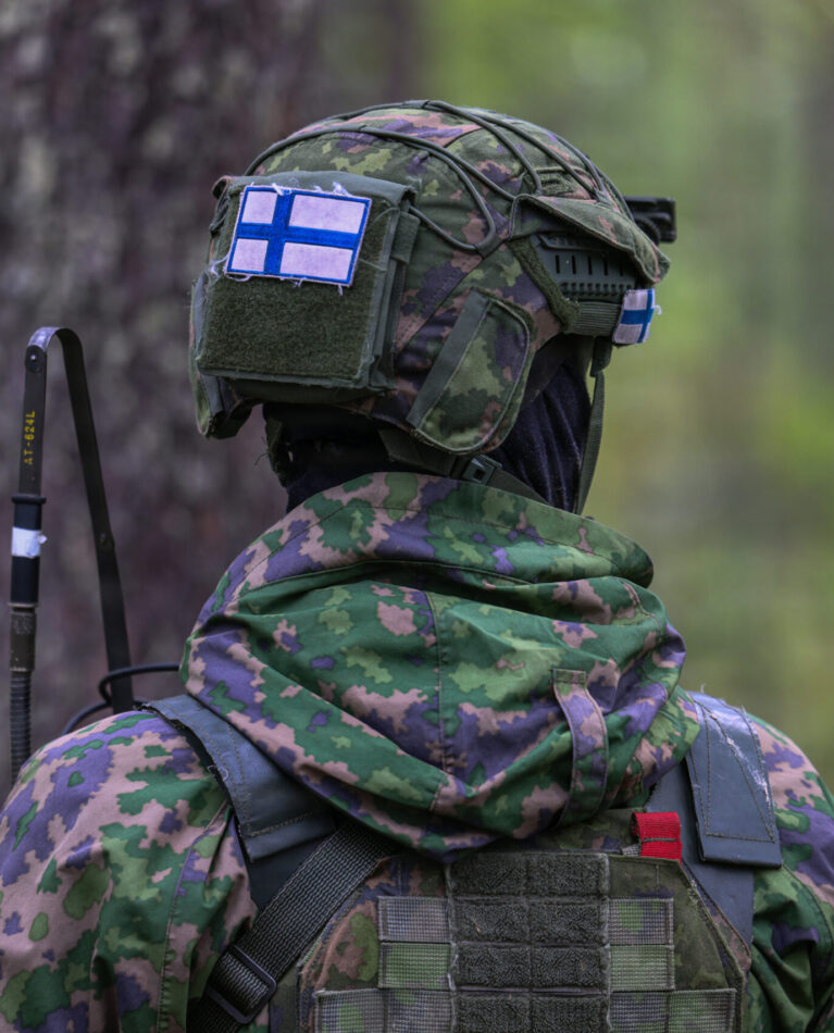 A Finnish Soldier stands guard outside of building on May 26, 2026 at Vuosanka Training Area, Finland. From April 27 to May 31, 2026 U.S. and Allied forces will exercise NATO’s Eastern Flank Deterrence Initiative, demonstrating NATO’s ability to fight and win on the modern battlefield. Nearly 15,000 troops from eleven nations will train across the High North, Baltic region, and Poland, executing rapid maneuvers, air defense, counter-drone operations, and cyber defense to validate NATO’s regional defense plans in real time. This series of linked exercises, including Saber Strike, Immediate Response, and Swift Response, turns investment into capability. Soldiers integrate unmanned systems, AI-enabled command and control, and live data networks to move faster, decide faster, and fight more effectively across all domains. Sword 26 demonstrates how U.S. Army Europe and Africa drives transformation at scale while strengthening deterrence. Together with our Allies, we are building a unified, lethal force ready to defend NATO territory and respond to any threat. (U.S. Army Reserve photo by 1st Sgt. Austin Berner)